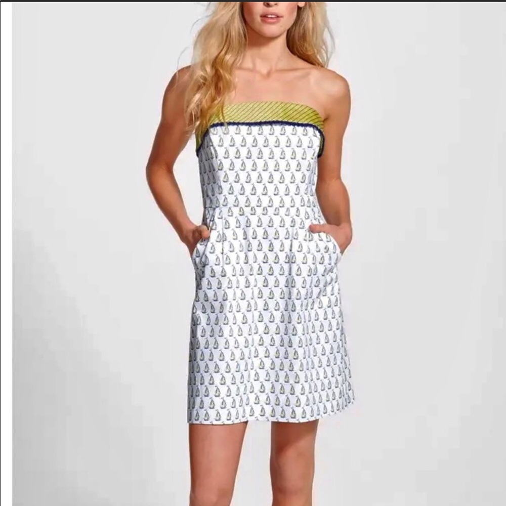 Vineyard vines strapless dress